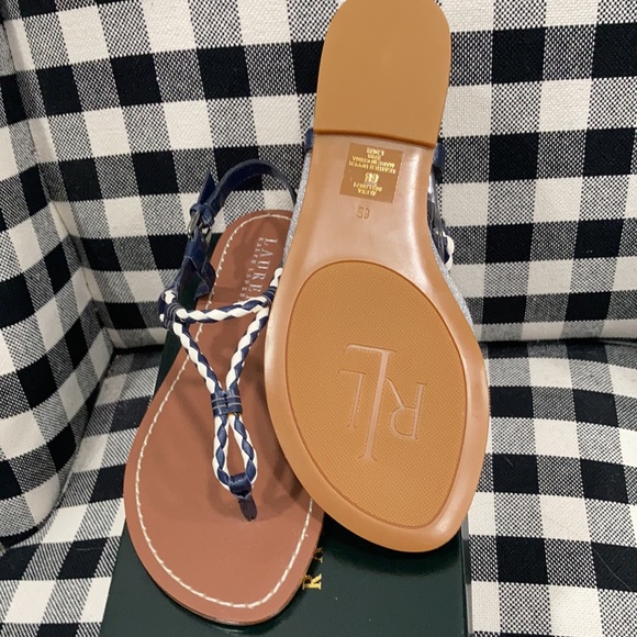 Ralph Lauren sandals BRAND NEW - Picture 2 of 2